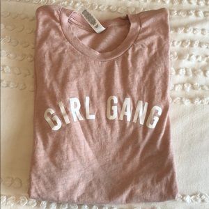 Girl gang t-shirt rose
